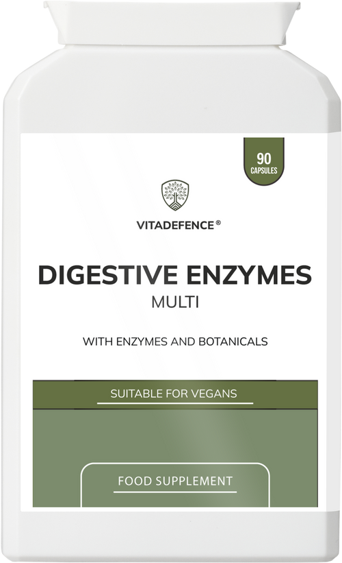 Digestive Enzyme Multi | With Turmeric, Apple Cider Vinegar & Enzyme Blend – 90 Capsules