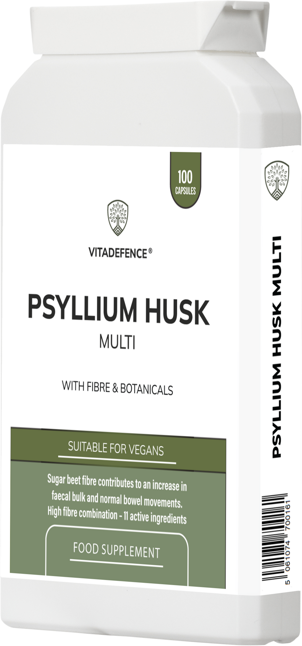 Psyllium Husk Multi | High-Fibre Botanical Blend – 100 Capsules