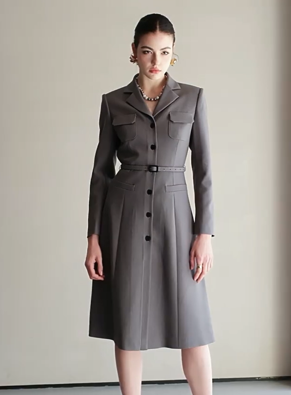The Grayson Belted Dress