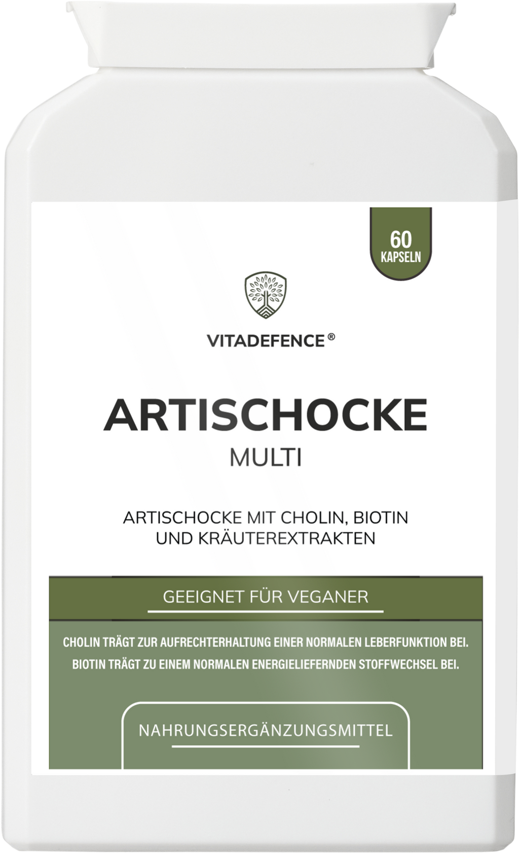 Artichoke Multi | With Choline, Biotin & Botanicals – 60 Capsules