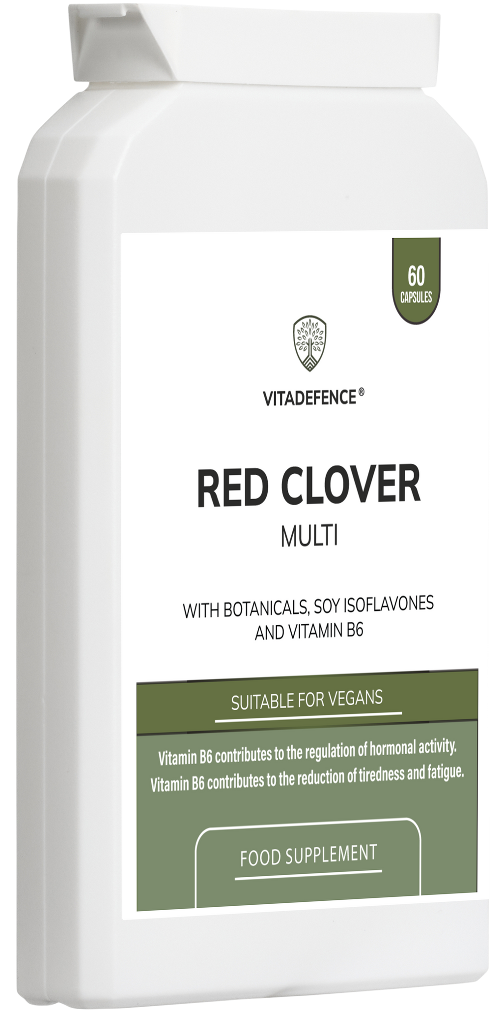 Red Clover Multi | With Vitamin B6, Zinc, Sage & Siberian Ginseng – 60 Capsules