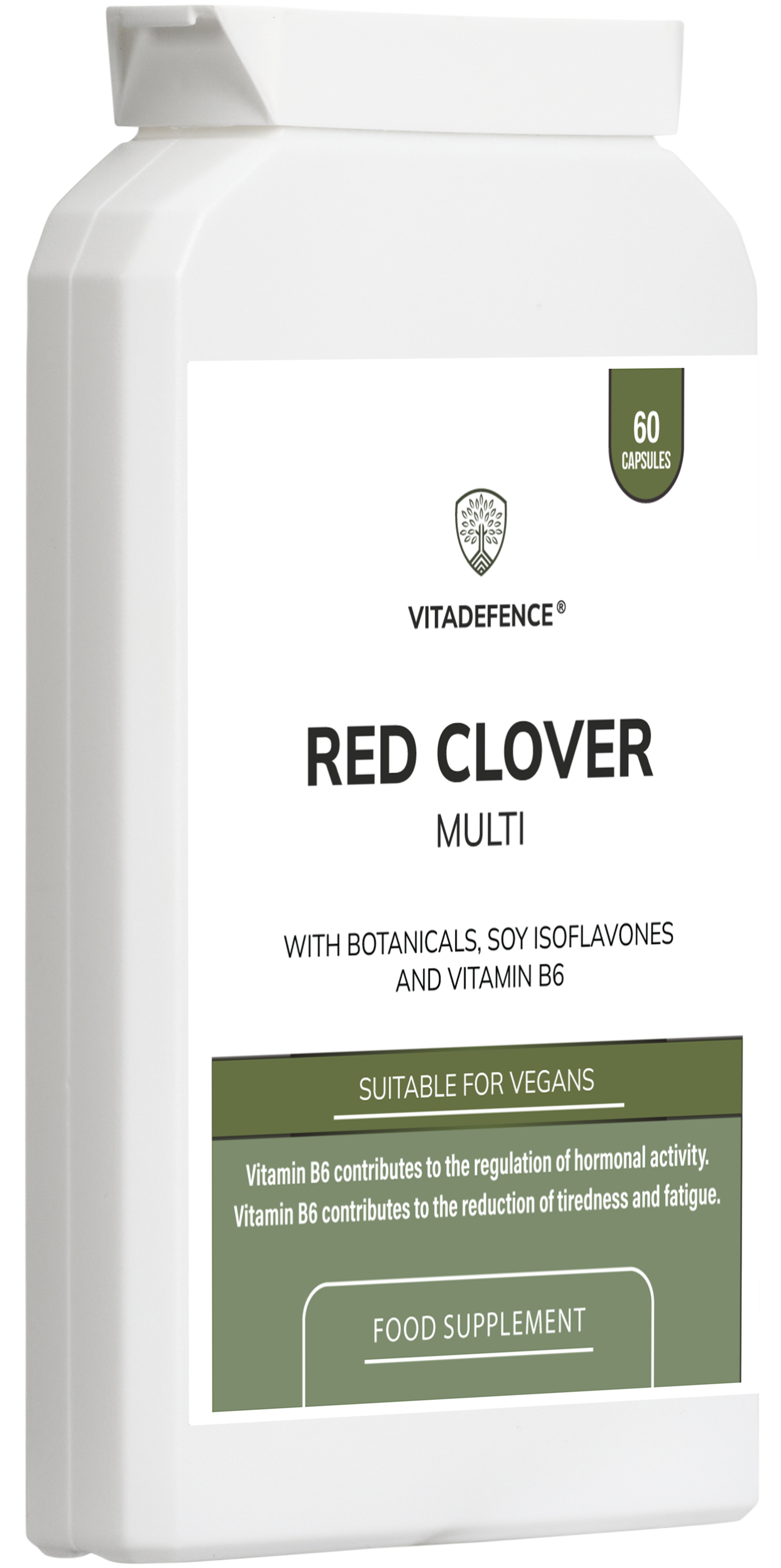 Red Clover Multi | With Vitamin B6, Zinc, Sage & Siberian Ginseng – 60 Capsules