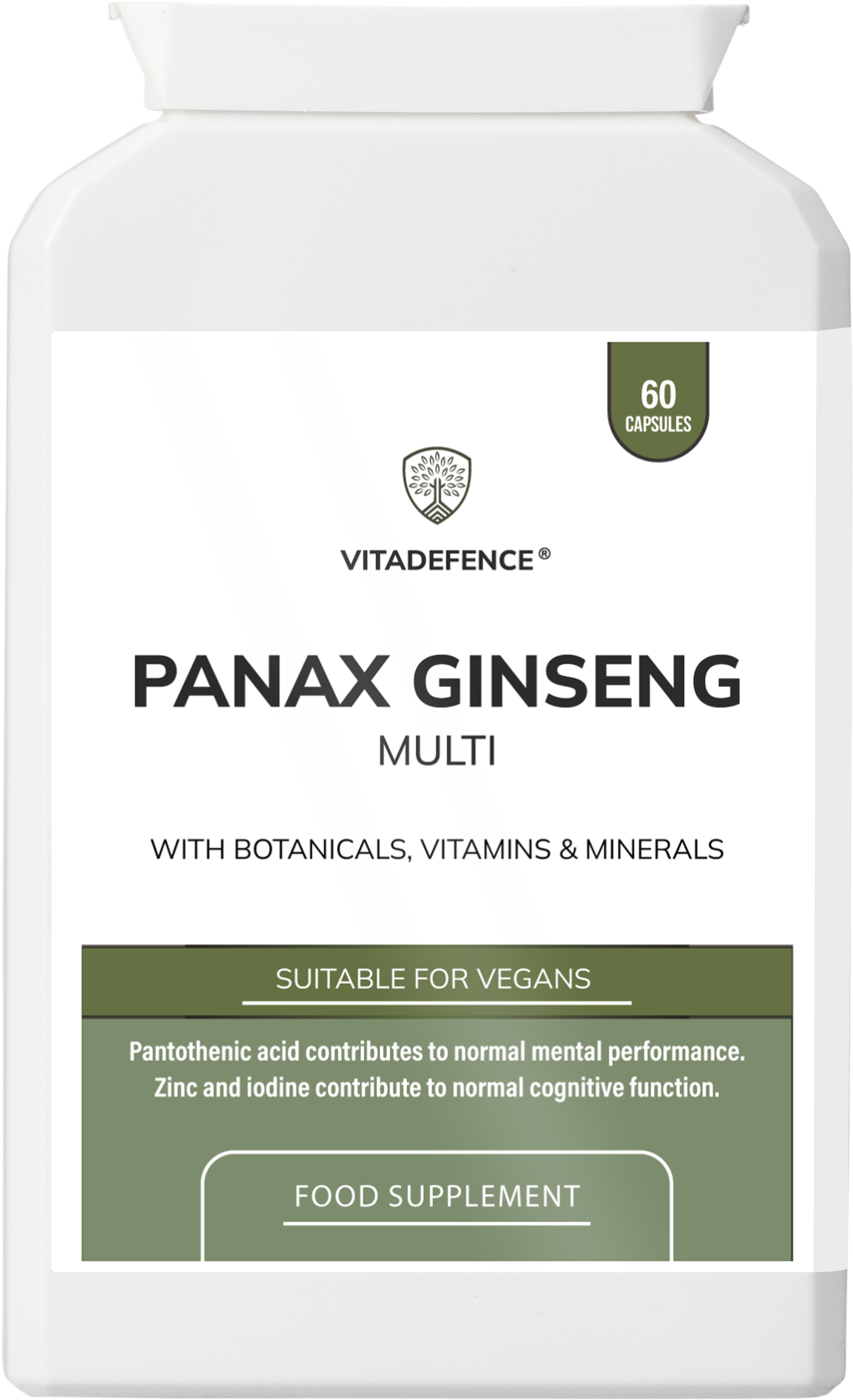 Panax Ginseng Multi | With Botanicals, Vitamins & Minerals – 60 Capsules