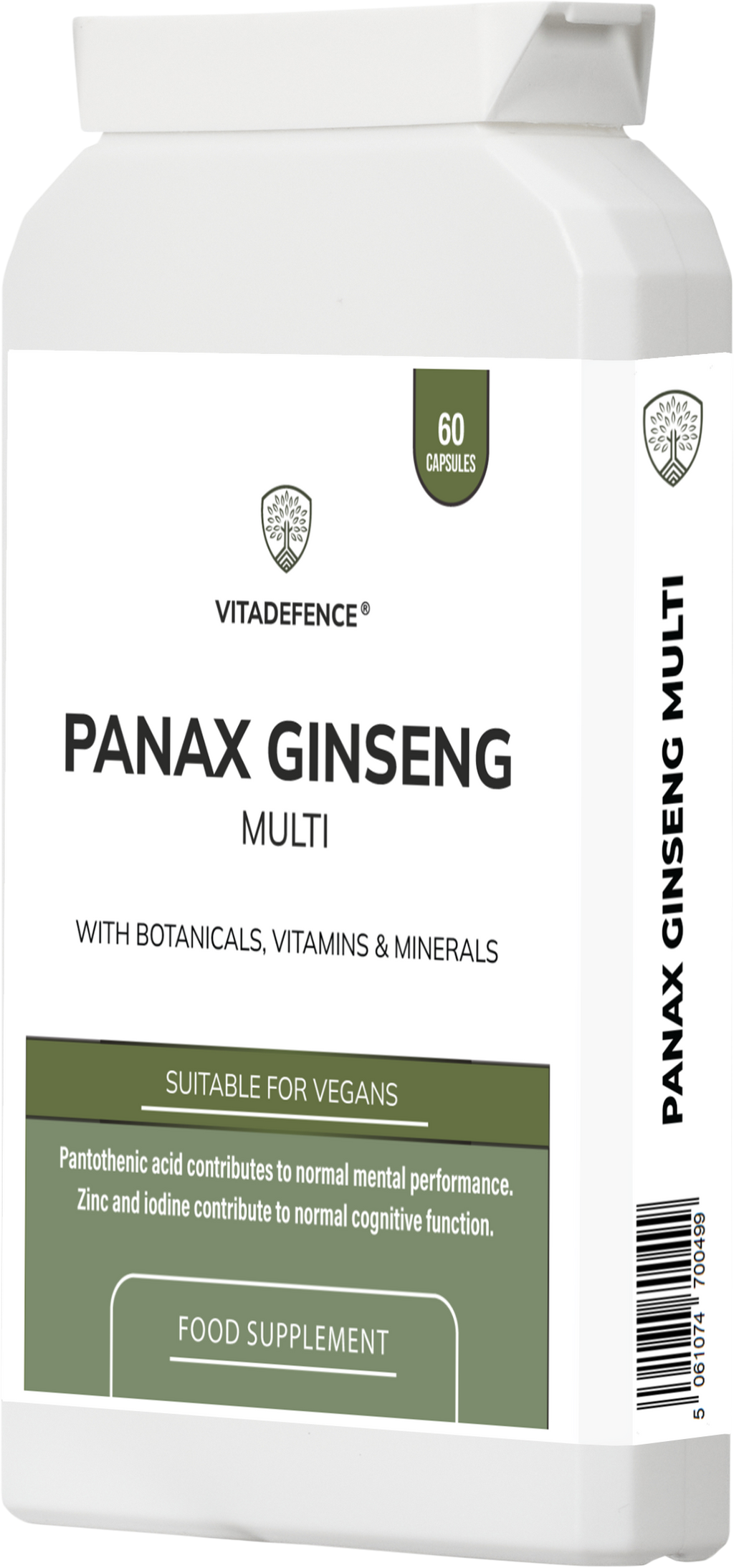 Panax Ginseng Multi | With Botanicals, Vitamins & Minerals – 60 Capsules