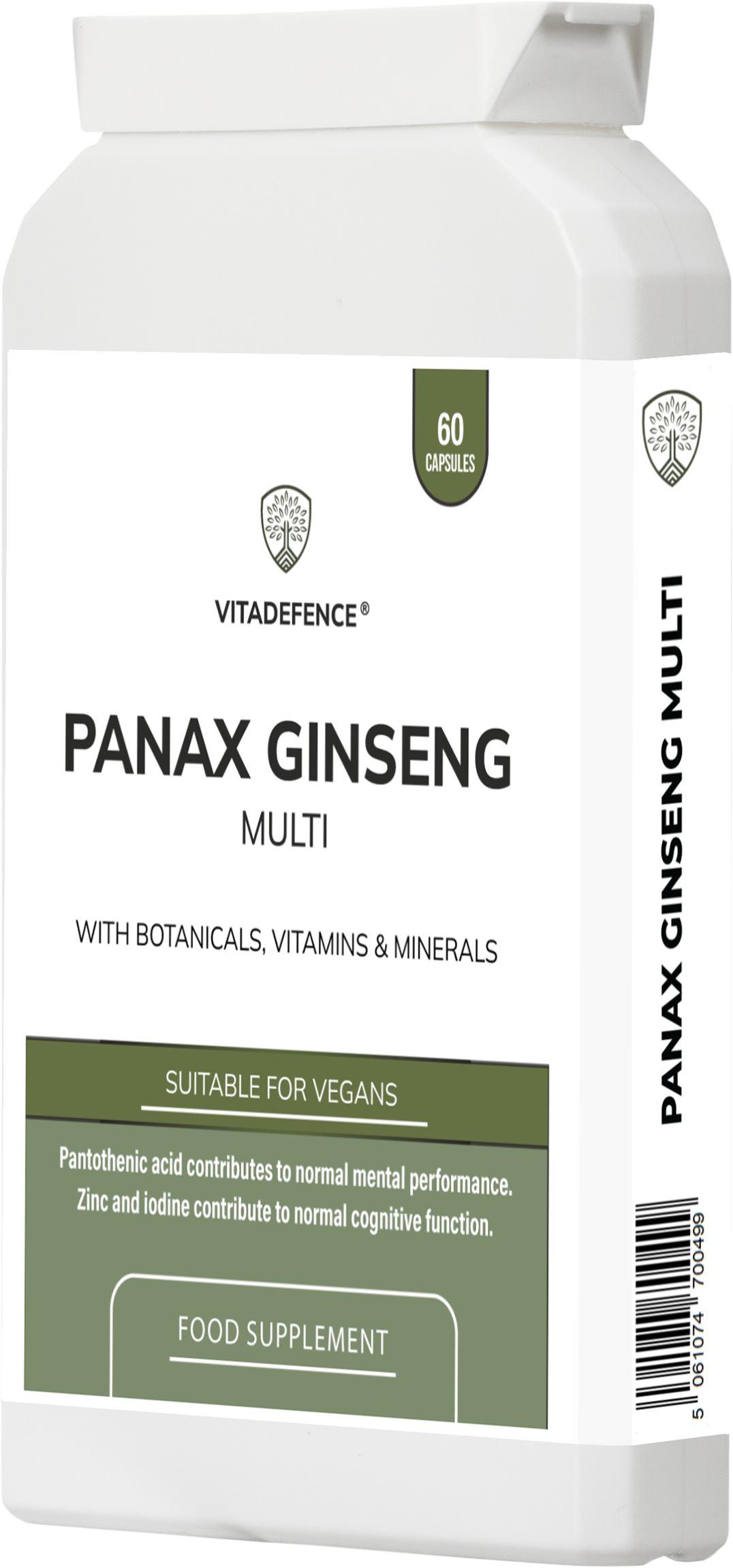 Panax Ginseng Multi | With Botanicals, Vitamins & Minerals – 60 Capsules