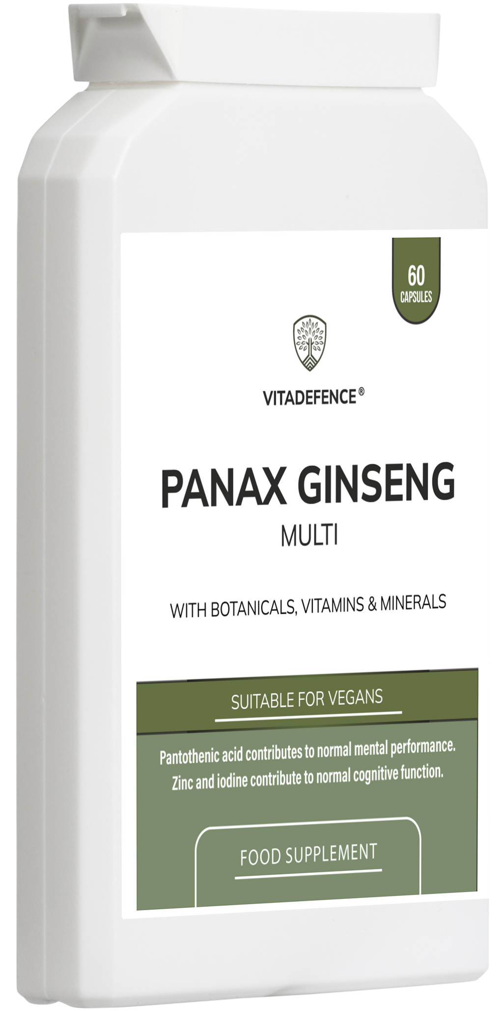 Panax Ginseng Multi | With Botanicals, Vitamins & Minerals – 60 Capsules
