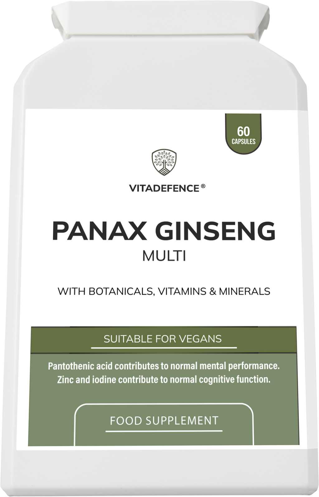 Panax Ginseng Multi | With Botanicals, Vitamins & Minerals – 60 Capsules