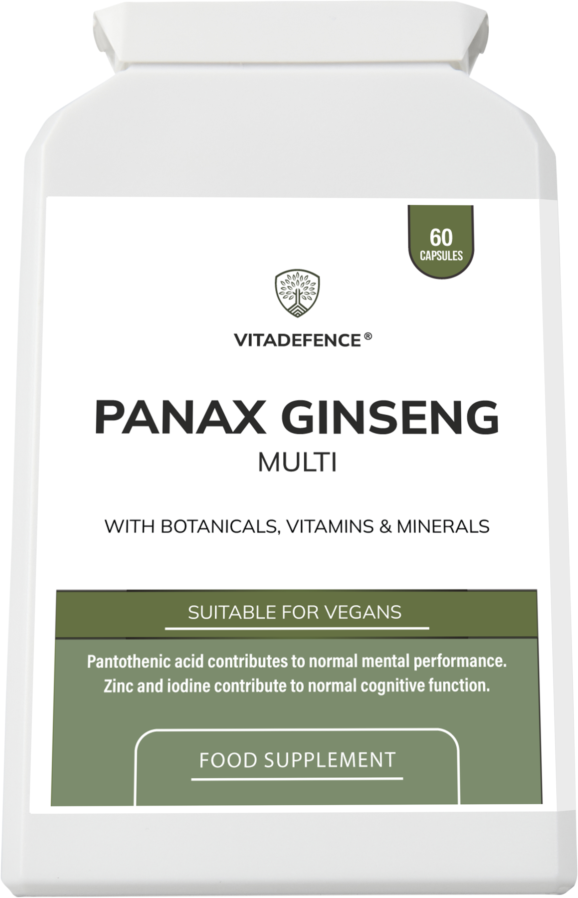Panax Ginseng Multi | With Botanicals, Vitamins & Minerals – 60 Capsules