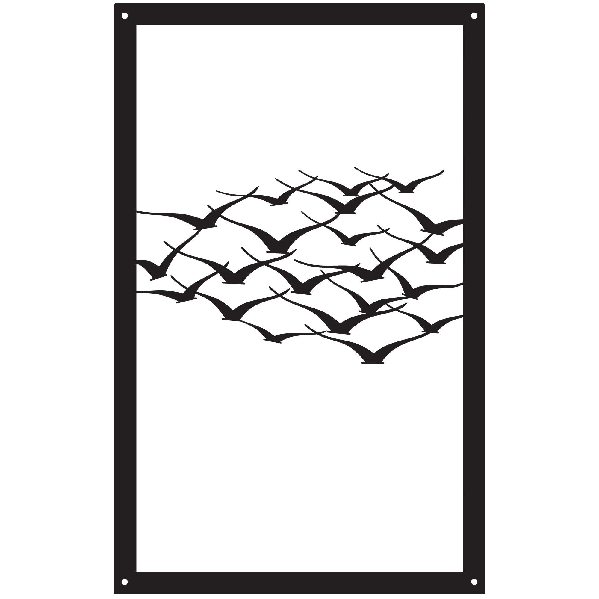 Flock of Birds, SunCatcher Acrylic Wall Art Design
